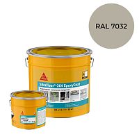 Sikafloor®-264 EpoxyCoat, RAL 7031, 10 кг, Эпоксидное цветное покрытие для создания наливного пола и его покраски, комплект из двух ведер (А и B)